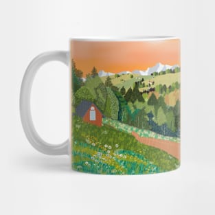 Cottage on the Hill Mug